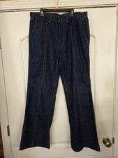 Vtg Wide Leg Bell Bottom 1970s Levi's Denim Jeans 36x32