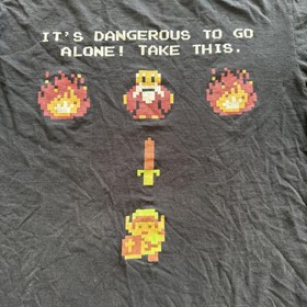 Lot of 3 Legend Of Zelda Shirts Mens Medium/Large NES Link Tee