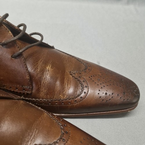 Jeffery West Black Line Brown Shoes - Size 8 UK - Picture 5 of 16