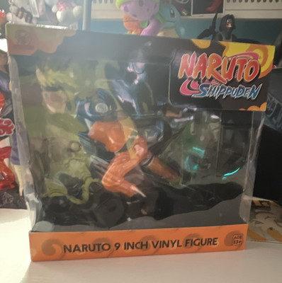 Naruto Shippuden Naruto Uzumaki 9in Vinyl Figure Boxed Original Unopened