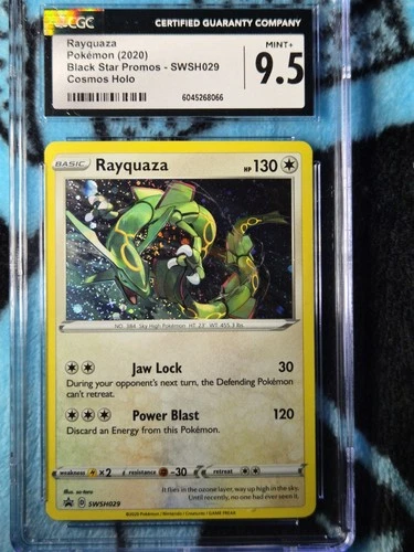 Pokémon Rayquaza CGC 9.5 SWSH029 Sword & Shield Promo Holo 2020 English