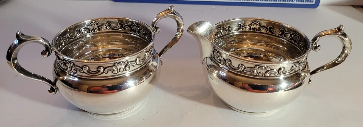 Gorham Strasbourg Antique US Sterling Silver Creamers & Sugar