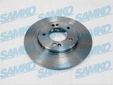 SAMKO 2x Bremsscheibe hinten voll passend für Hyundai i40 CW VF