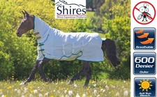SWEET ITCH COMBO HORSE RUG Shires Tempest Plus  Belly Flap UV Protection 5ft6