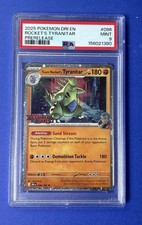 2025 Pokémon DRI EN Rocket’s Tyranitar Pre-release #096 PSA 9 MINT