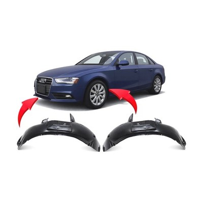 2013-2016 Audi A4 Set of 2 Fender Liners AU1248128 AU1249128 8K0821171N