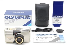 Ex15%OFFOlympus μ mju: Zoom 105 DX Point & Shoot 35mm Film Camera Silver w/ Box 