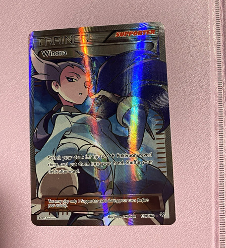 The Pokémon Company Winona 108/108 Roaring Skies Full Art Holo UR EN