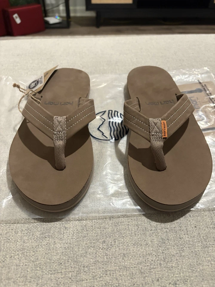 Hari Mari Men's Fields Flip Flop, Size: 8US, Color: Stone, ***BRAND NEW!!! - Image 4 of 4