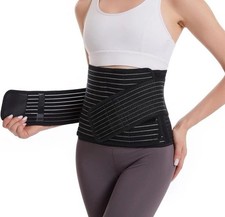 Postpartum Belly Band Abdominal Binder Post Surgery Belly Wrap- S/M