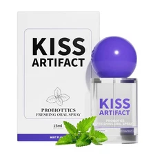 Breath Freshener Sprays Cool Mint Flavor Oral Probiotic Sprays KISS Date Night