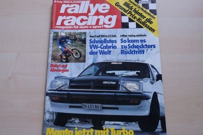 3) Rallye Racing 08/1980 - Datsun Bluebird Coupe mit
