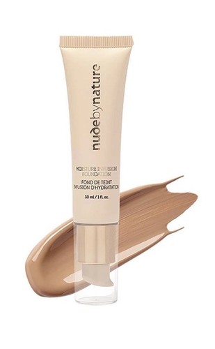 Nude by Nature Moisture Infusion Foundation 30ml W8 Classic Tan X 2 NIB - Picture 3 of 5