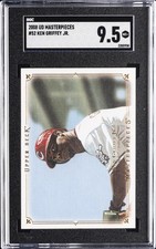 2008 UD MASTERPIECES #52 KEN GRIFFEY JR. SGC 9.5