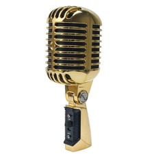 Vintage Retro Old School Microphone, Professional Classic Dynamic Wired Vocal