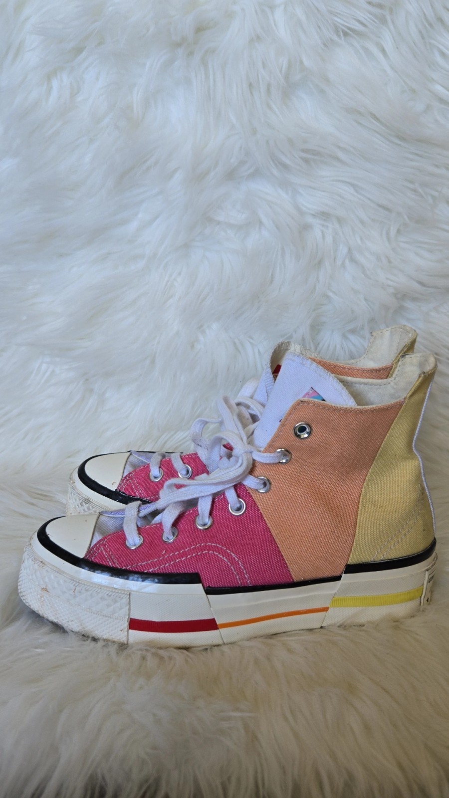 Plataformas Converse Rainbow LGBT Pride Chuck Taylor