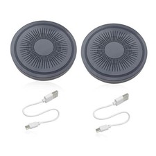 2PCS LED Car Cup Holder Lights, 7 Colors to Decorate Cars, USB Rechargeable