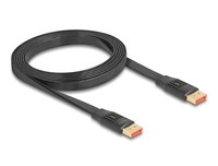 Delock Displayport Flachbandkabel 8K 60Hz 2M