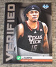 JT Toppin 2025-26 Bowman Chrome Verifies Insert SP Texas Tech #BV-15