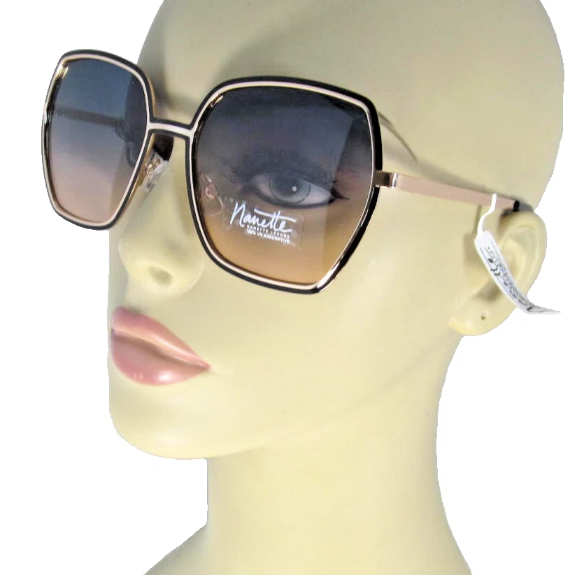 Nanette Lepore Gold Sunglasses for Women for sale | eBay display picture 1