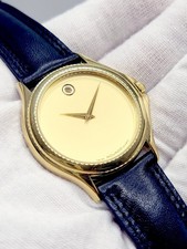 Orologio Uomo Svizzero [COME NUOVO] 35mm Movado Museum FUNZIONA Batteria Nuova