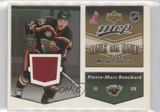 2006-07 Upper Deck MVP One on Dual Jerseys Pierre-Marc Bouchard Ryan Kesler 0uj7