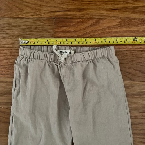 Go Gently. Nation Pants Unisex 5 Yrs. Tan Casual Chic Organic Cotton Sustainable - Picture 7 of 9