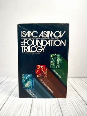 THE FOUNDATION TRILOGY  Isaac Asimov HUGO Winner~ VTG PB Good