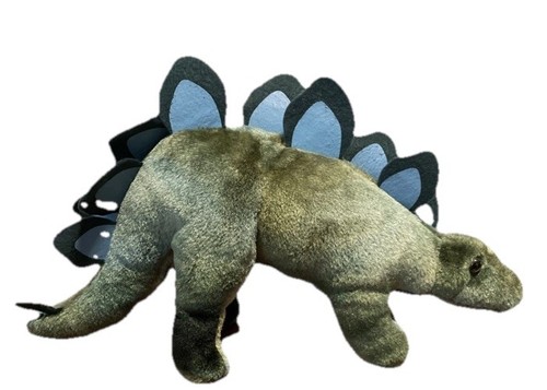 Douglas Dinos Plush Stegosaurus With Sounds 12" Stuffed Animal 2015 - Picture 2 of 4