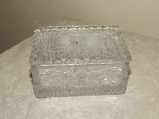 Vintage Duncan Miller Sandwich Glass Clear Ci...