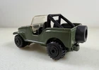 HOT WHEELS VINTAGE 1990 JEEP CJ7 4X4 ARMY GREEN CAMO VNM-M OPEN TOP