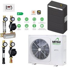 A+++ Heat Pump 7 kW with Transfer Station Old Building Inverter Air Water