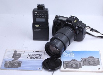 Canon EOS 650 film camera Tamron 28-200mm Zoom Lens SLR Works EOS650 420ez Flash