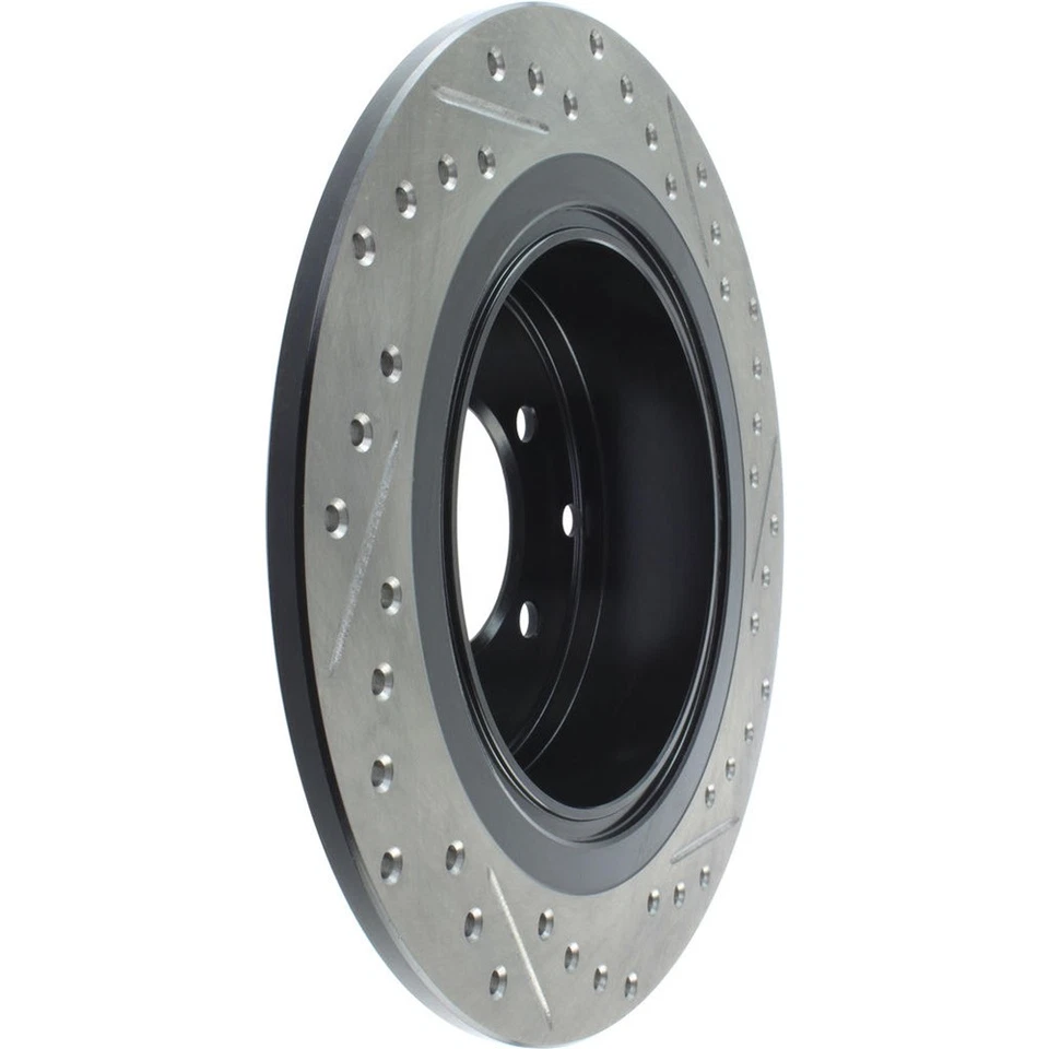 Rotor de freno de disco ranurado perforado trasero derecho StopTech 127.63069R para Lancer 08-16 Foto 4 de 4