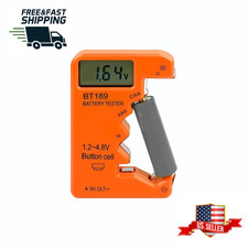 ZUFECY Battery Tester Checker, Universal for AA AAA C D Orange Color