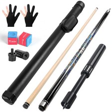 Pool Cue Stick 20oz Canadian Maple Low Deflection Carbon Fiber Kmise Sticks