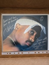 Rare Tupac Shakur Hand Signed Autographed 8×10 Photo COA 2pac W/ INSCRIPTIONS! 