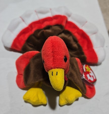 Ty Beanie Babies - Gobbles the Thanksgiving Turkey - 1996 - Tags