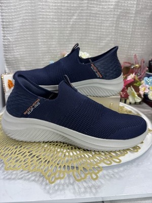 (S5) Skechers Slip-Ins Ultra Flex 3.0 Smooth Step Shoes,Sneakers,Blue, Mens 8.5