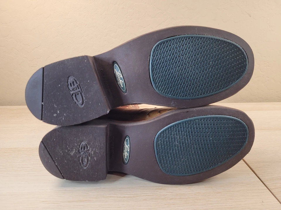 Botas vaqueras Lucchese 2000 avestruz vaqueras exóticas marrones pluma completa para mujer 8,5 B Foto 3 de 4