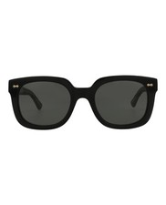 Gucci Mens Square/Rectangle Black Black Grey Fashion Designer Eyewear
