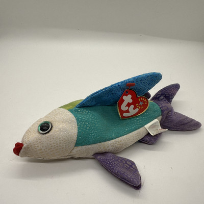 Ty Beanie Babies Propeller the Flying  Fish August 8,2000 Ex w/ Tag