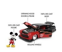 Jada Mickey Mouse 1951 Mercury Coupe 1:24 Die-Cast Modell 9336272314R00