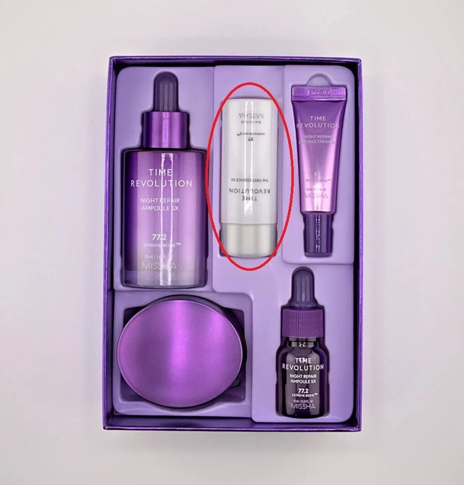 Missha Time Revolution Night Repair, 5 Piece Special Set USED - Image 3 of 4