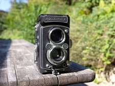 Rolleiflex 3,5A Zeiss Opton Tessar 3,5/75mm rot red T #1255752 Bj.51-54
