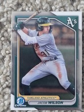 2024 Bowman - Chrome Prospects Jacob Wilson #BCP-3 (RC)