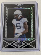 DEVIN CARTER seminoles 2024 Leaf Collective Press Pass Shimmer Black 5/6 (U1)
