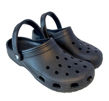 Crocs Classic Clog Unisex SlipOn M8 W10 Ultra Light Water-Friendly Sandal BLACK