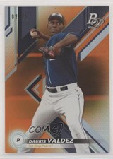 2019 Bowman Platinum Wal-Mart Top Prospects Orange Foil 2/25 Dauris Valdez 4l3