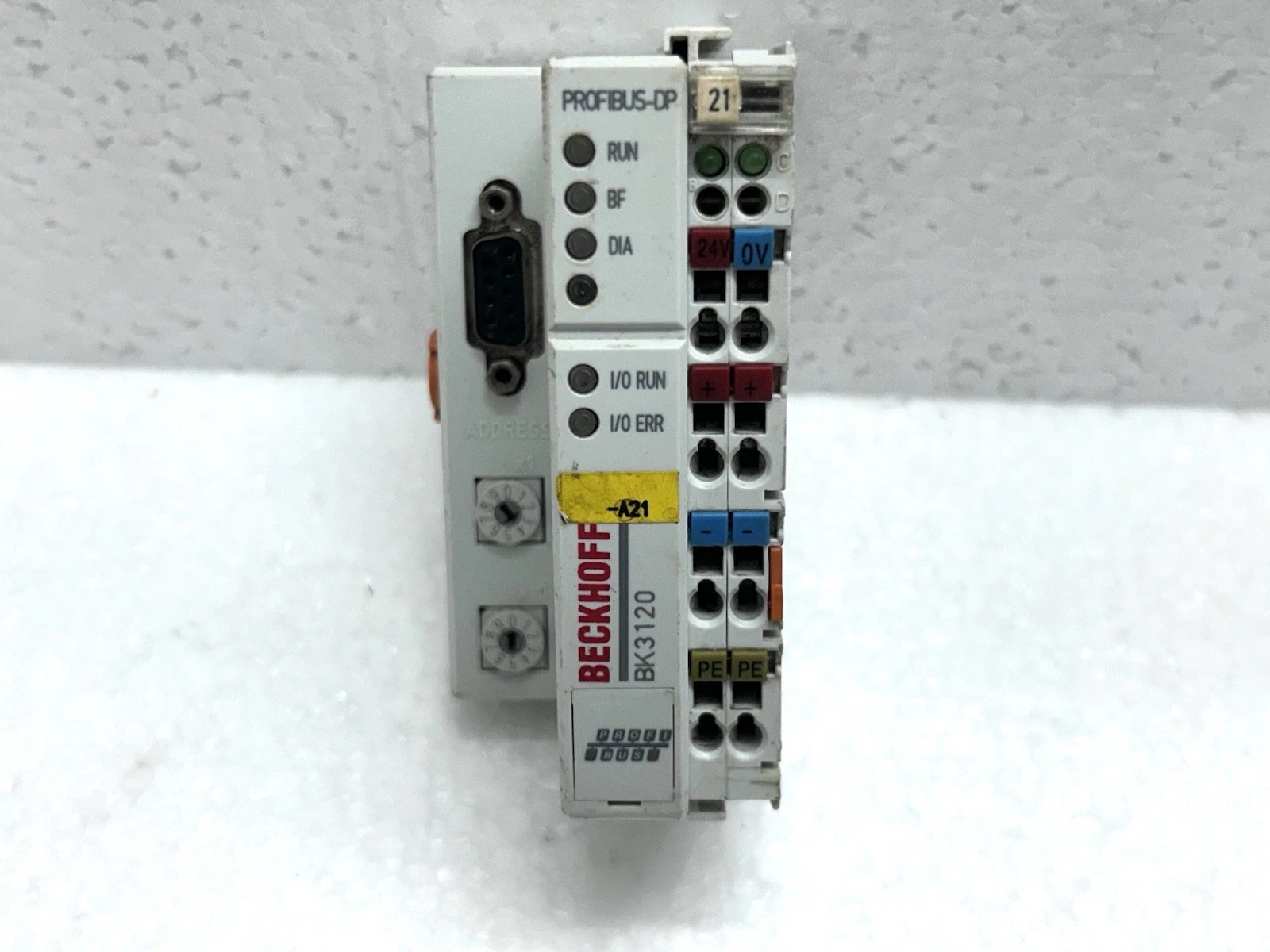 BECKHOFF BK3120 Used Working Bus Terminals Bus Coupler